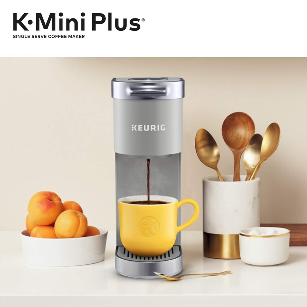 Keurig K-Mini Plus Single Serve K-Cup Pod Coffee Maker, Studio Gray